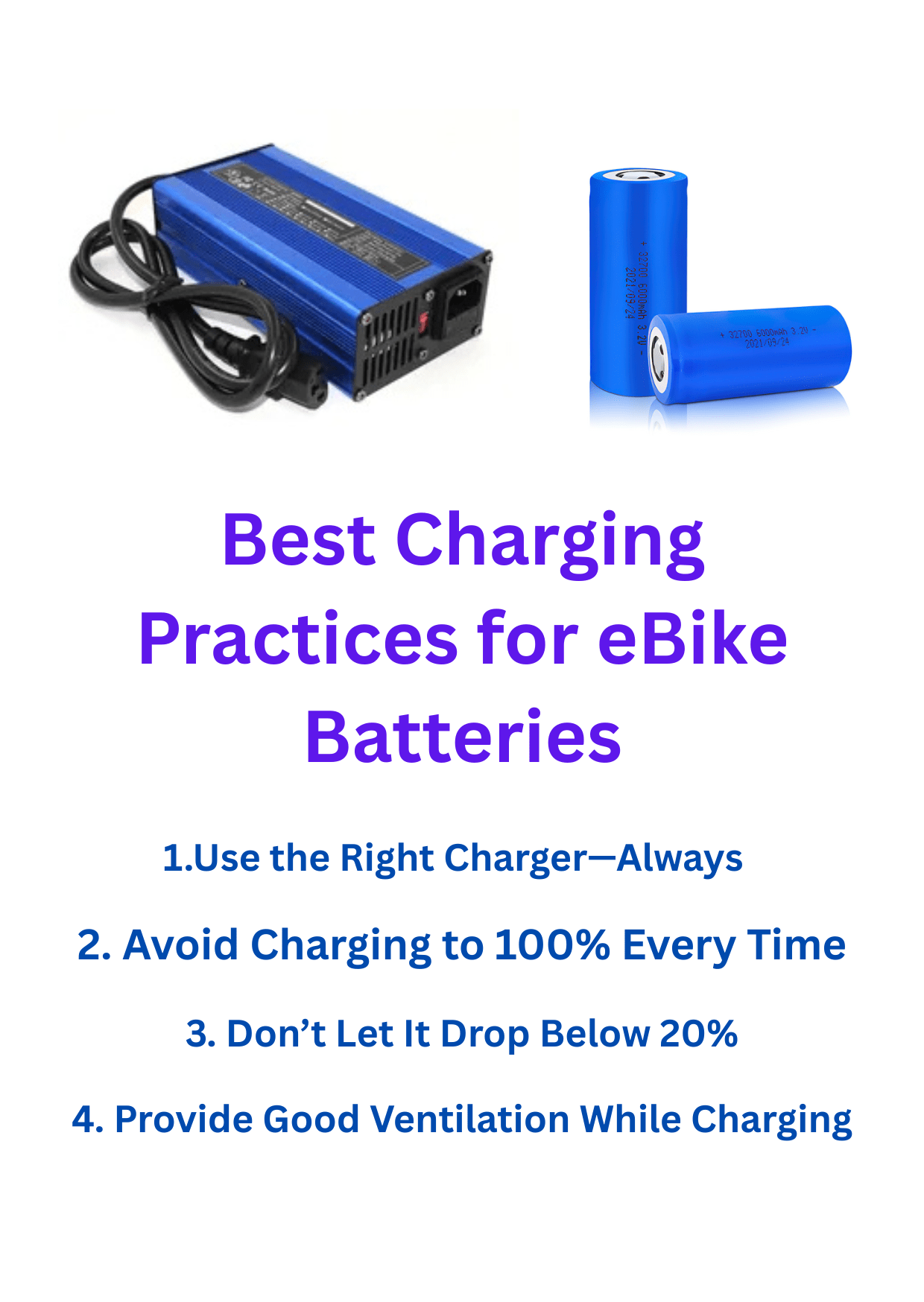 Best Charging Practices for eBike Batteries