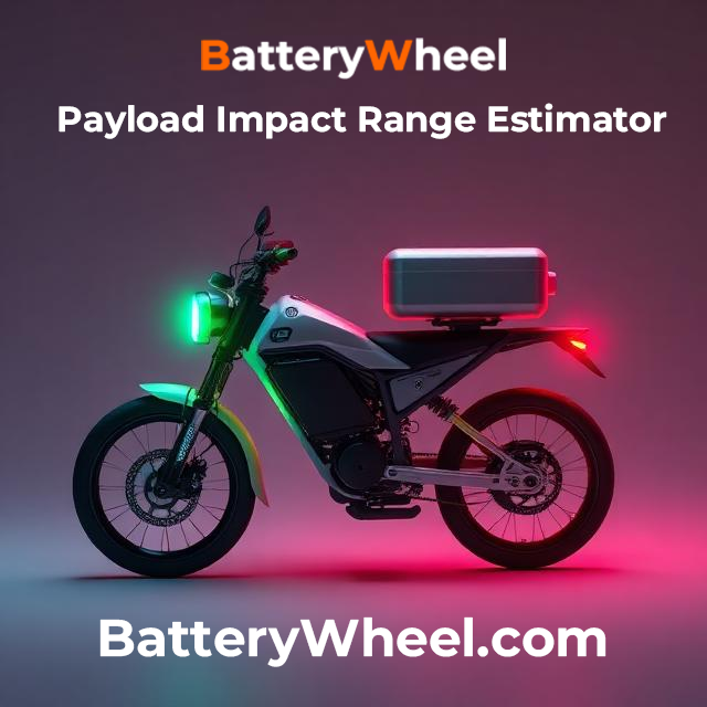 Payload Impact Range Estimator — eBike Cargo Range Loss Calculator