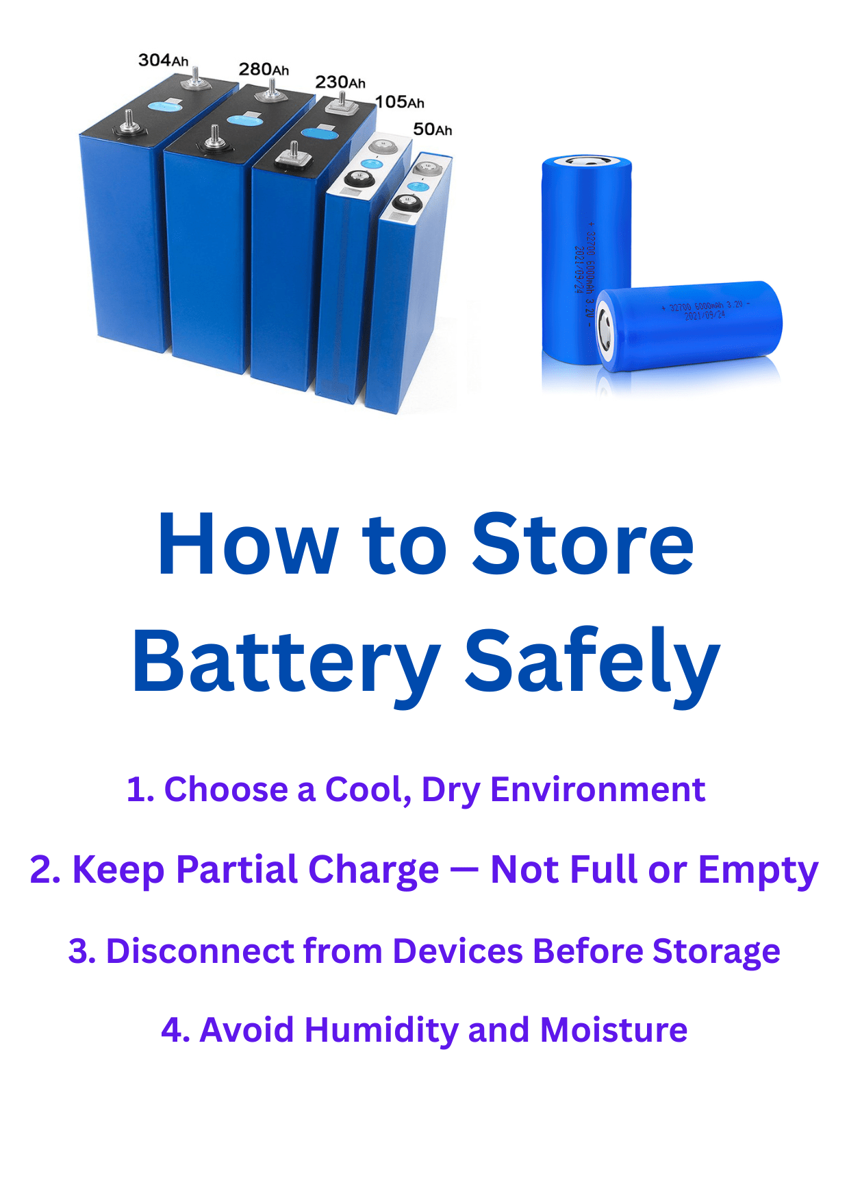 store battery safely