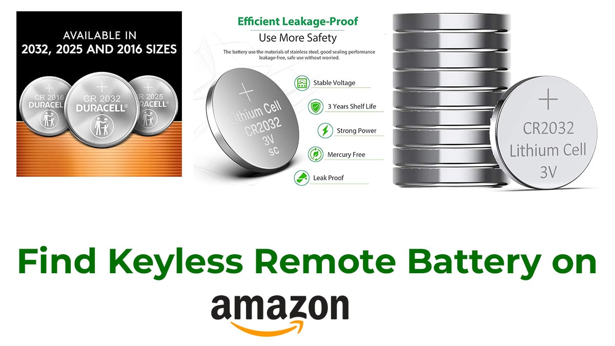 Find keyless remote battery