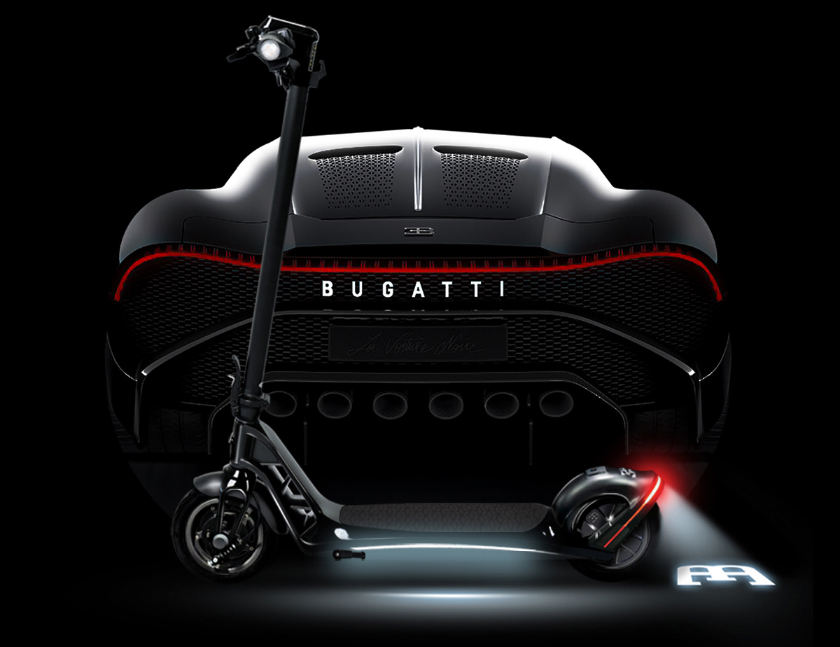 bugatti scooter black
